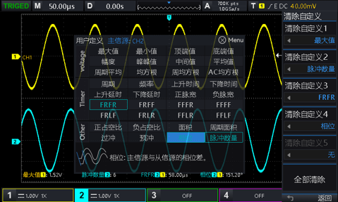 自动参数测量